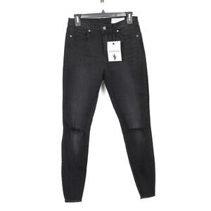 Pistola Denim High Rise Distressed Knee Skinny Jean Size 28 NWT